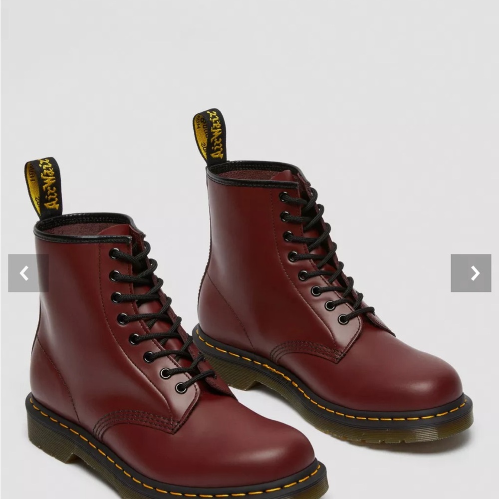 Dr. Martens unisex Cherry Red Boots women’s size 8